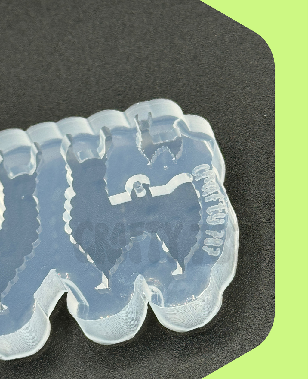Llama Dangle Earring Silicone Mold (d13)