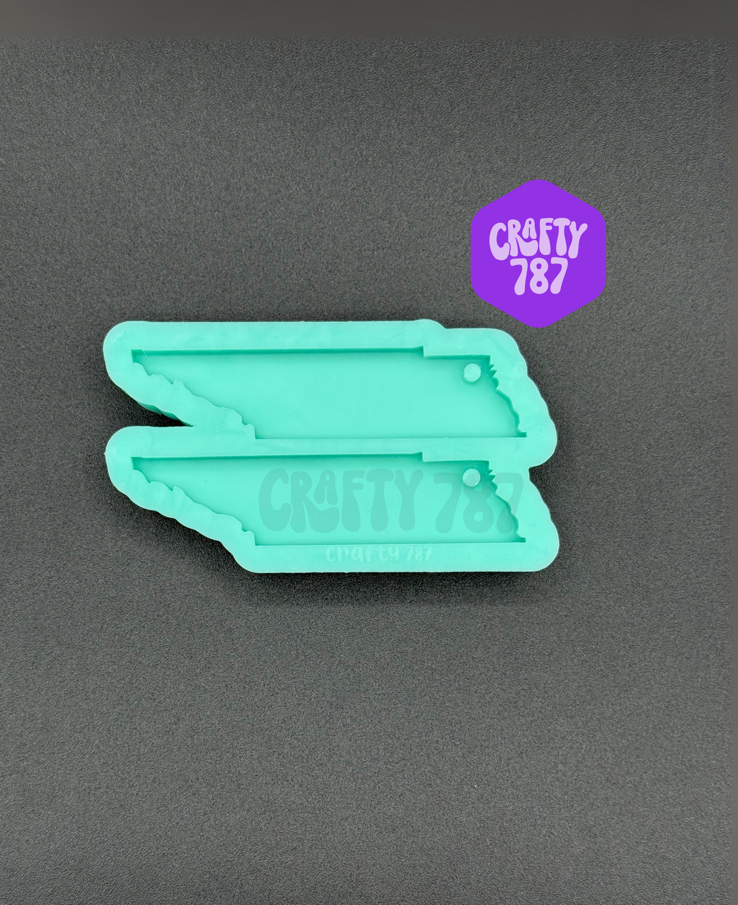 Tennessee Keychain Silicone Mold (D1)