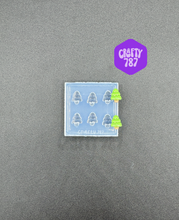 Load image into Gallery viewer, Christmas Tree 2D Mold, Earring Silicone Mold (A15)
