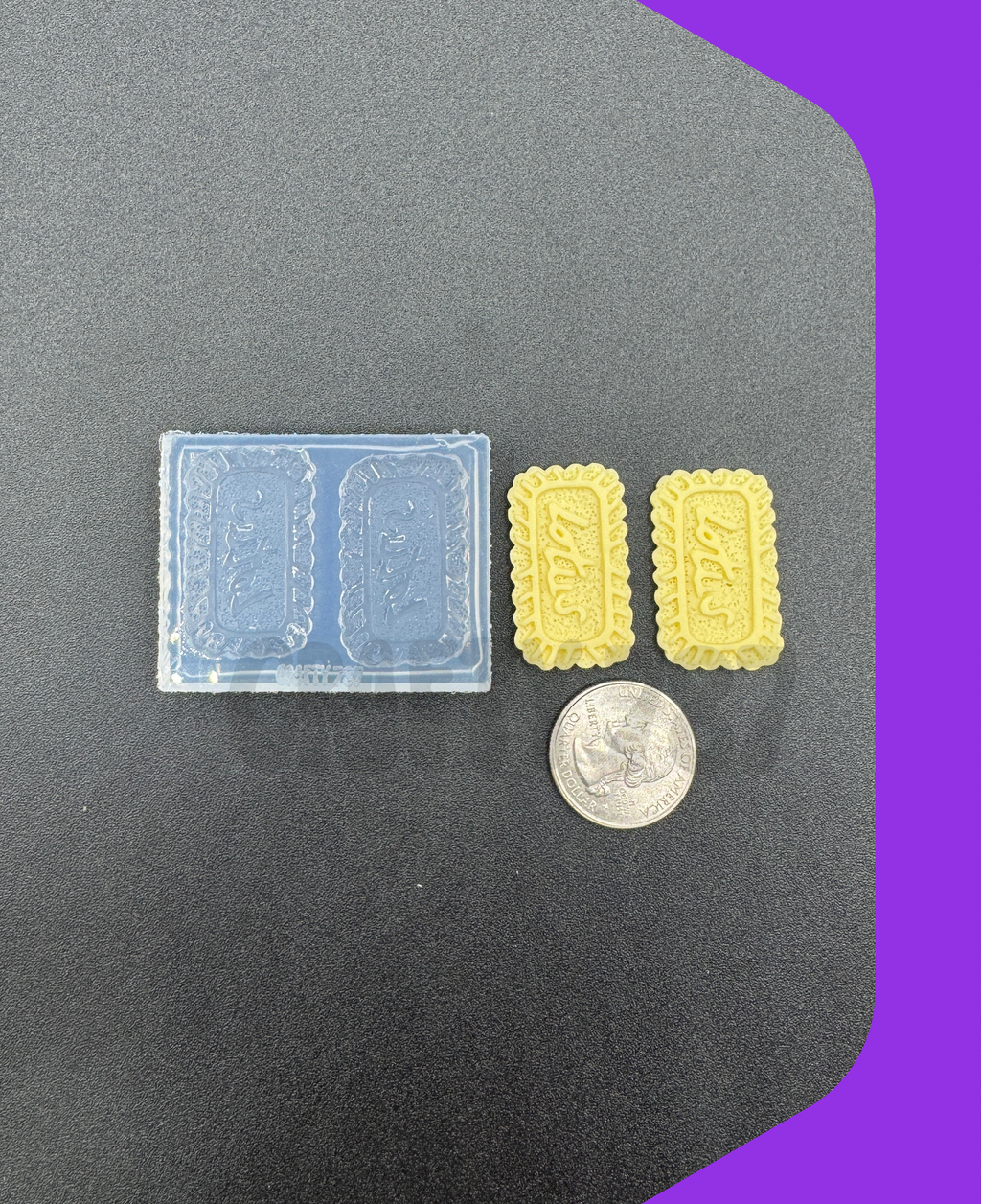 Cookie Lotus Silicone Mold(D14)