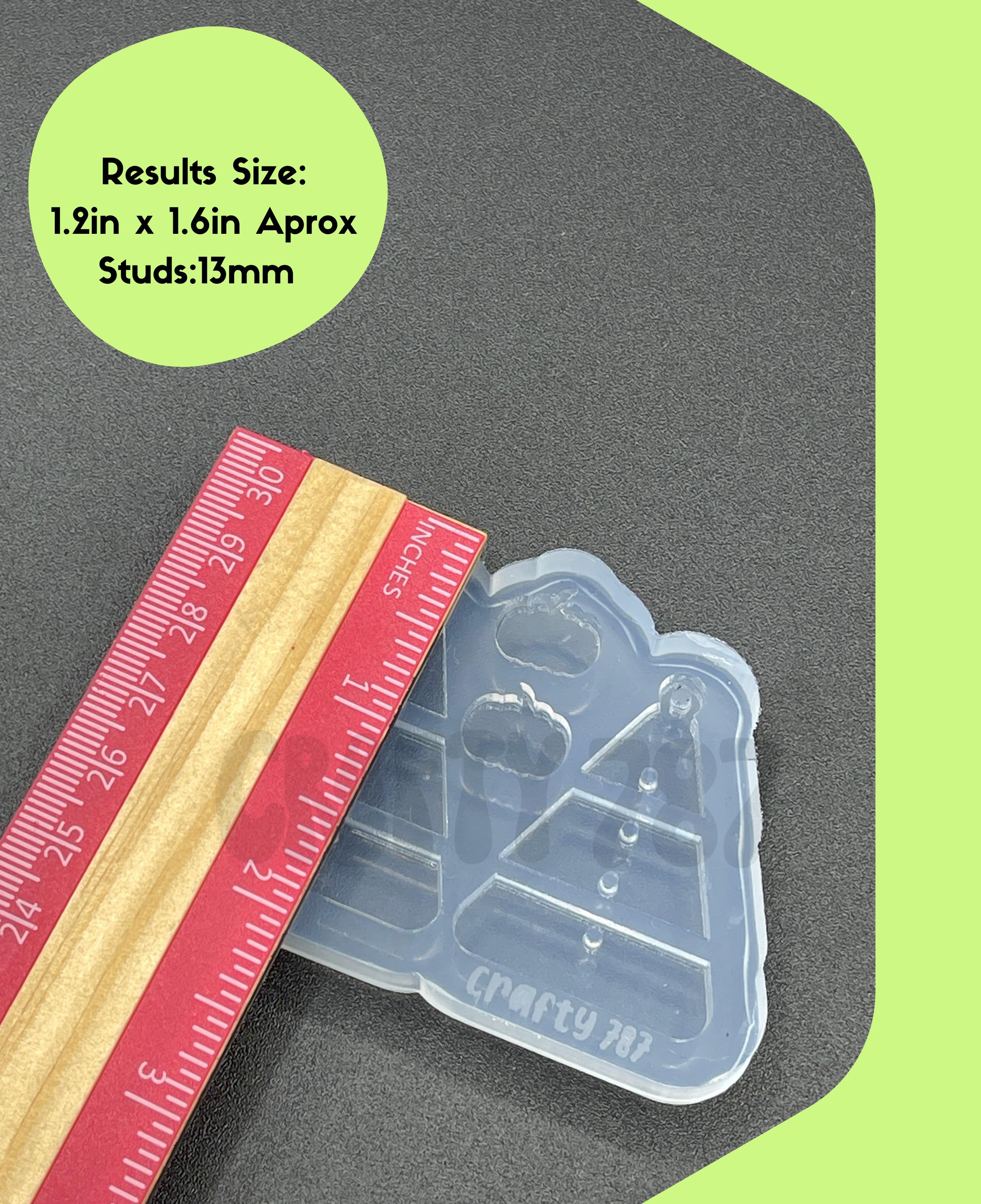 Halloween Candy Earring Silicone Mold, Resin Mold, Fall Earring (b15)