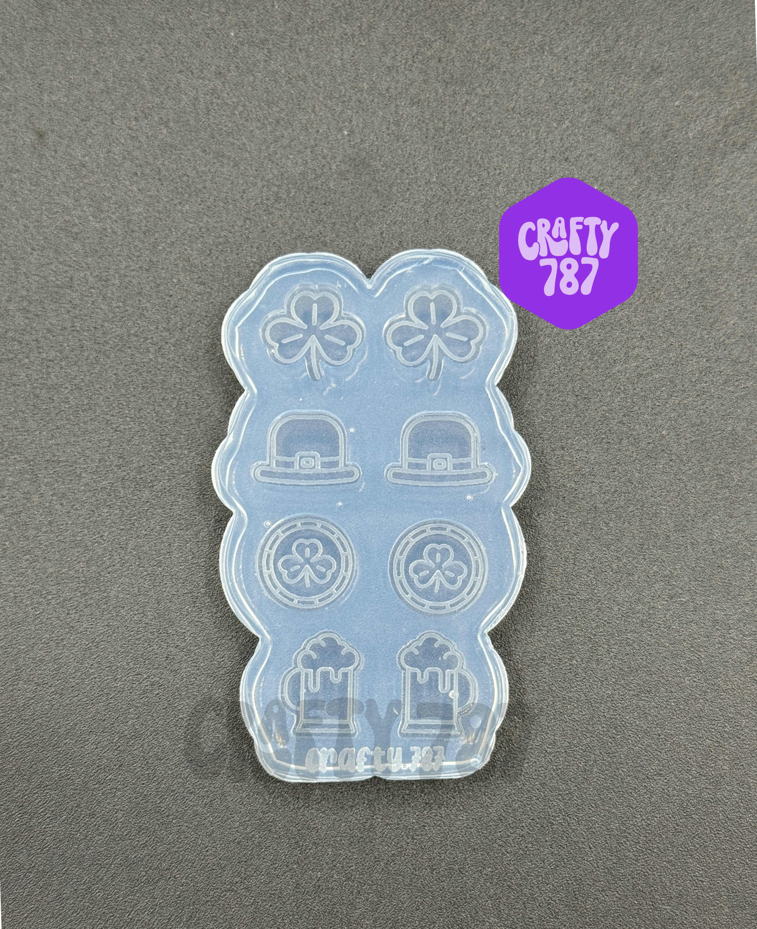 St Patricks Variety Studs Earring Silicone Mold