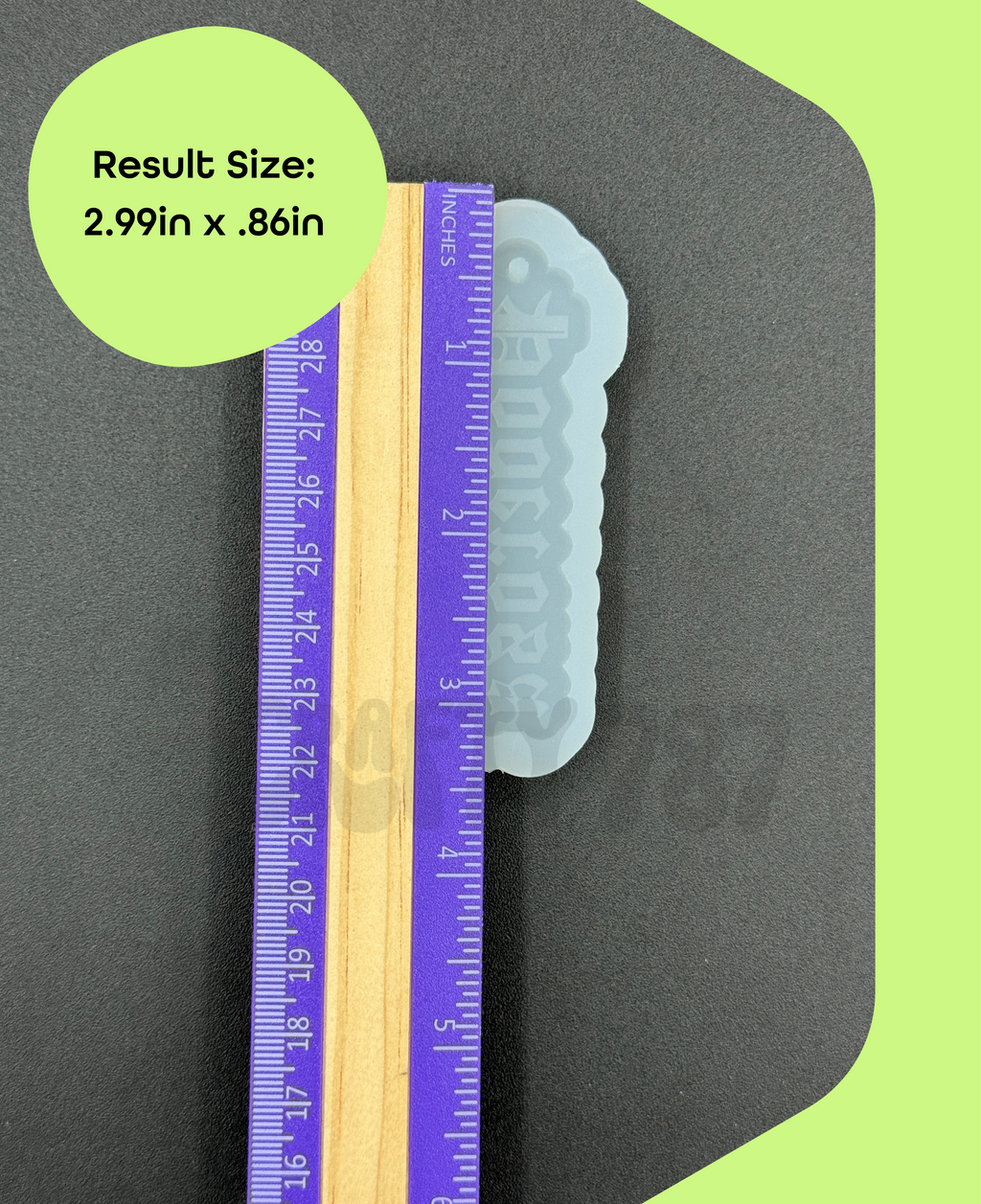 Poderosa Keychain Mold (d7)