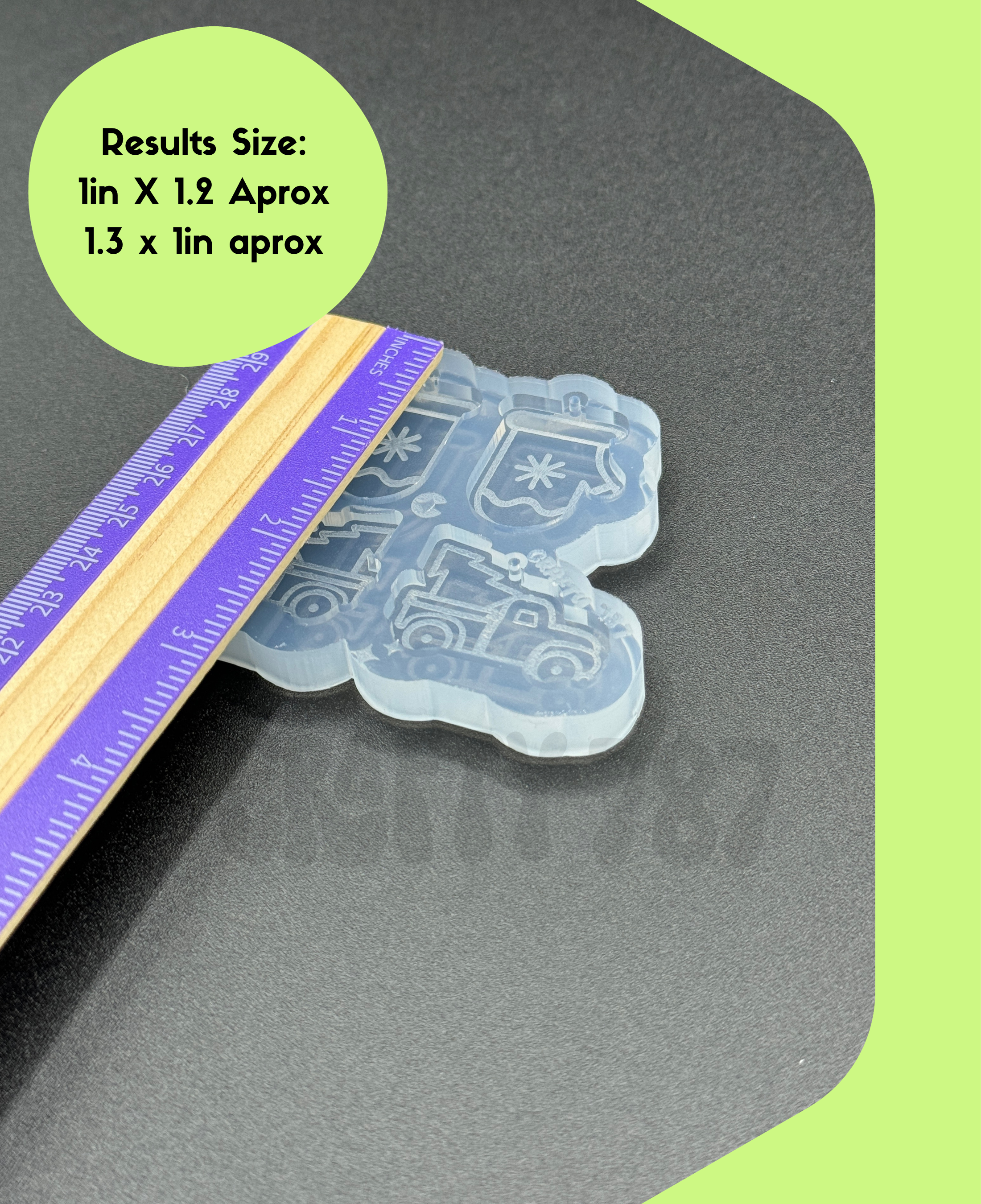 Christmas Variety Dangle Earring Silicone Mold (Version 2) (B15)