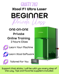 Xtool F1 ULTRA Laser 1 ON 1 | 2 HOURS PRIVATE Online Training