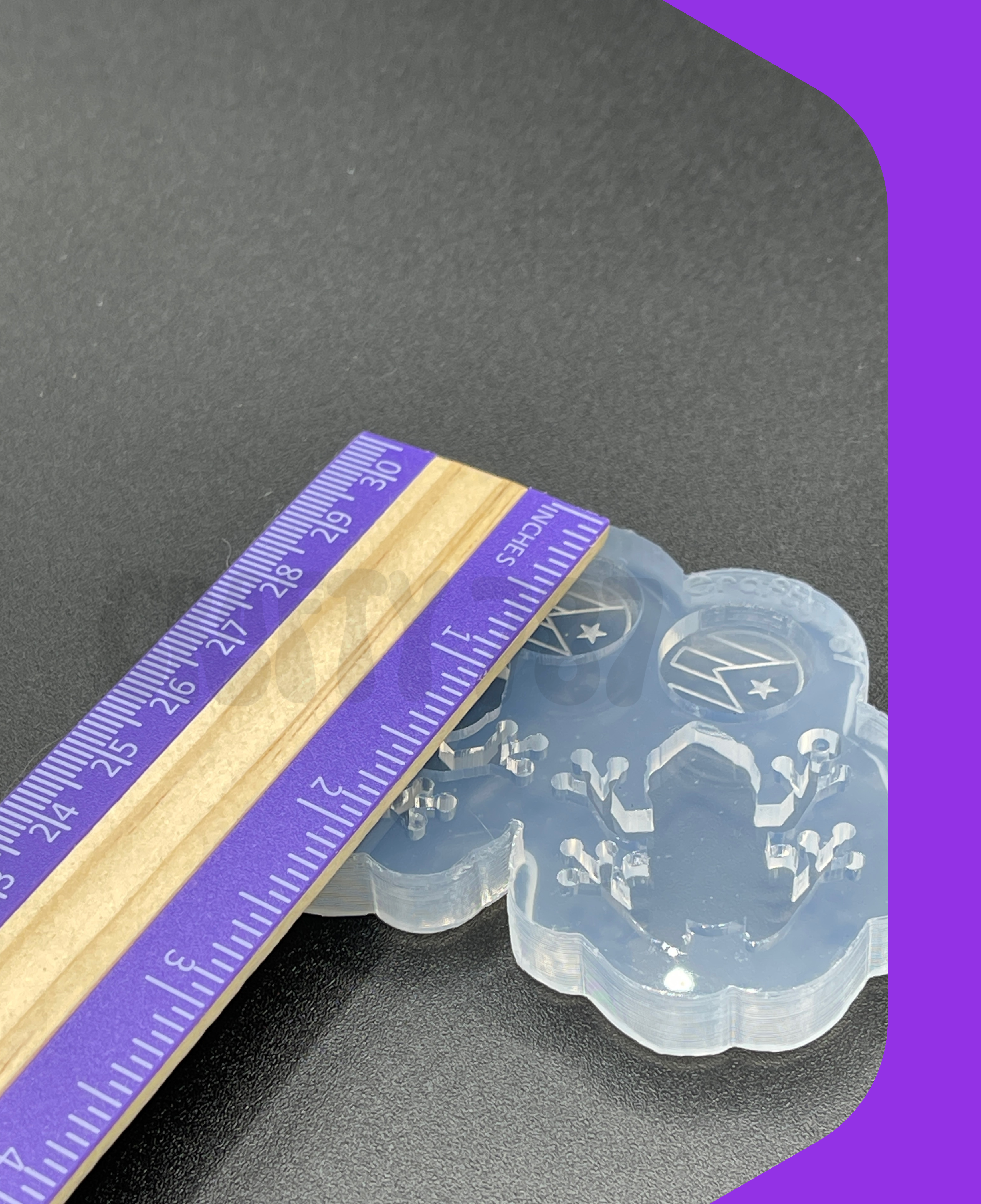 Coqui Dangle Earring Silicone Mold (C14)