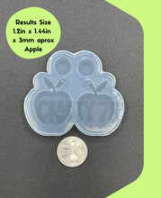 Load image into Gallery viewer, Apple Dangle Earring Silicone Mold (C14)
