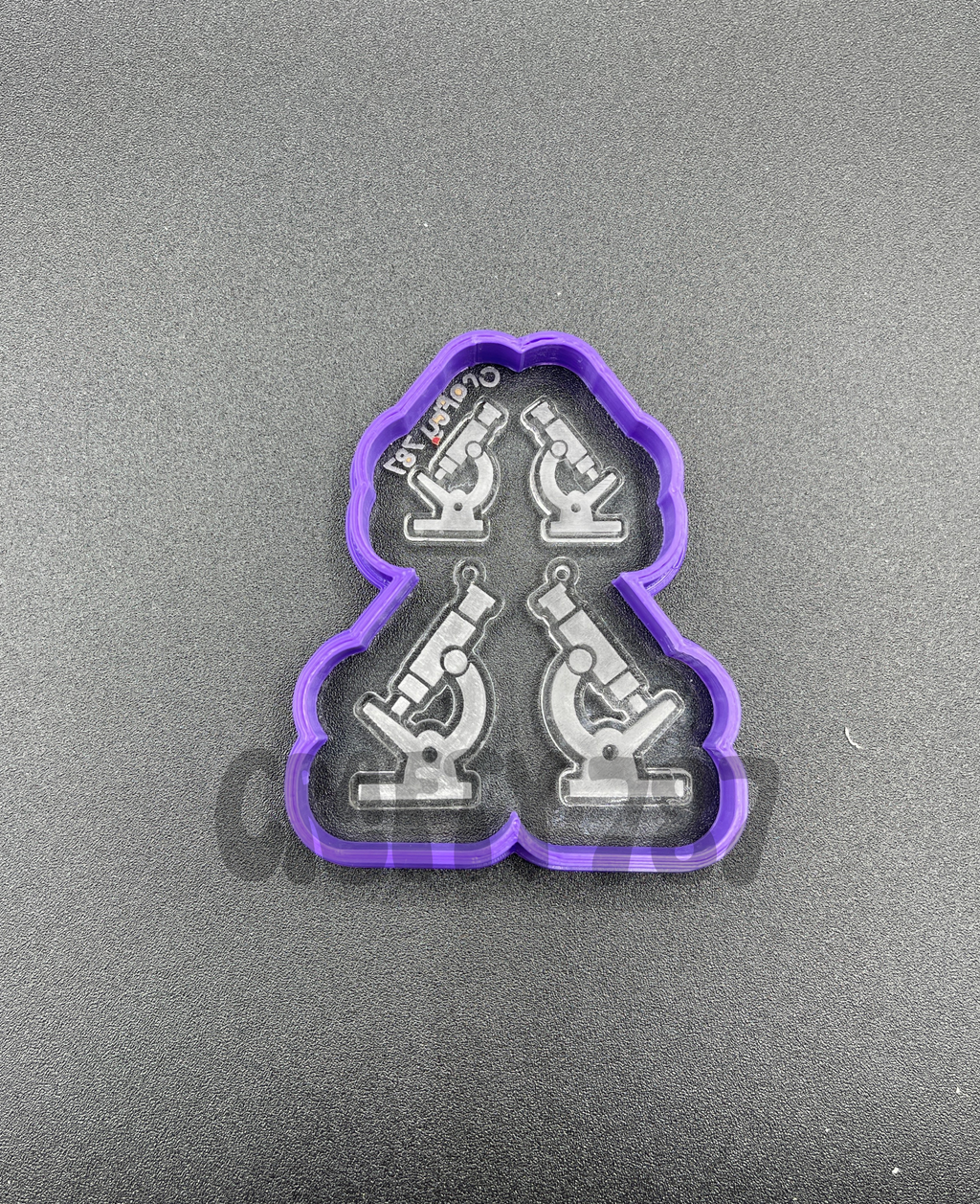 Microscope Earring Resin Silicone Mold (d13)