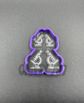 Microscope Earring Resin Silicone Mold (d13)