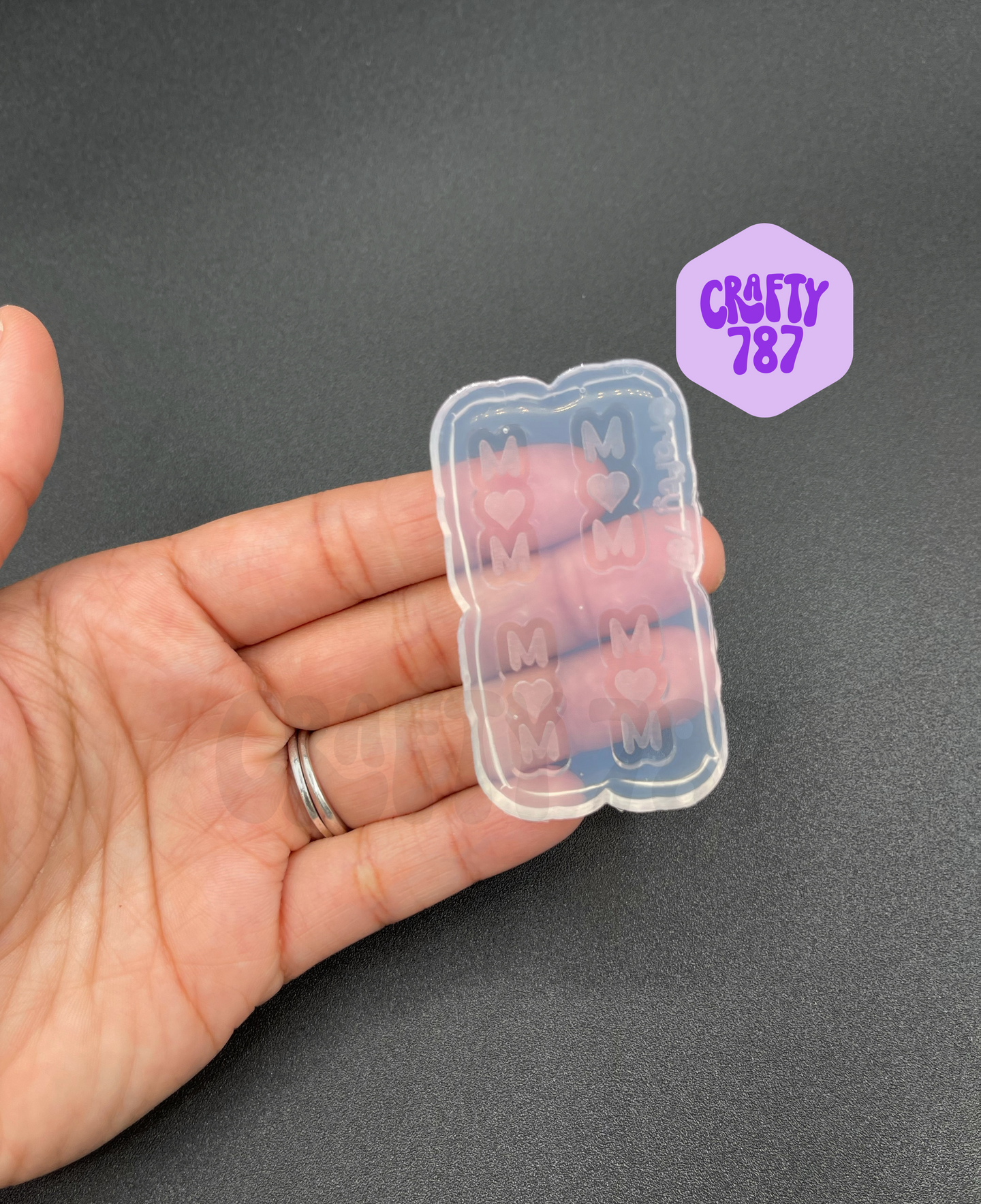 Mom Stud Earring Silicone Mold (A15)