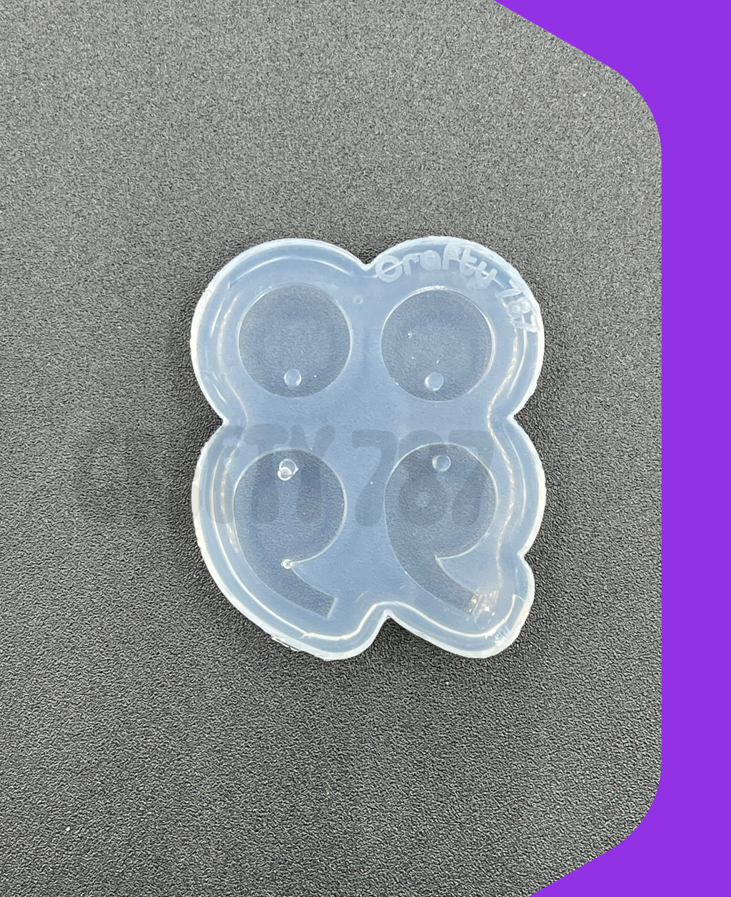 Semi Colon Dangle Earring Silicone Mold, Mental Health Awareness Mold (B14)