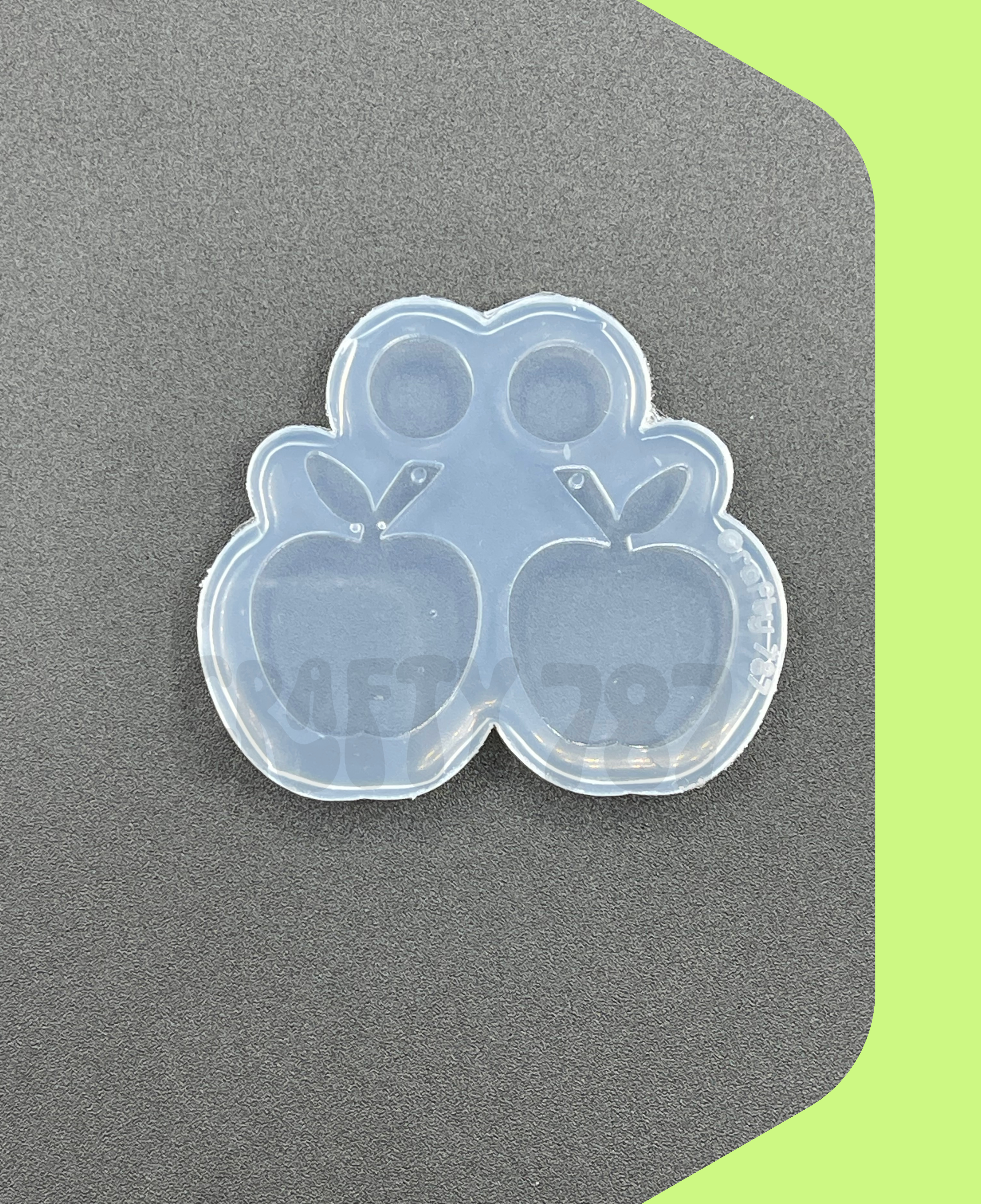 Apple Dangle Earring Silicone Mold (C14)