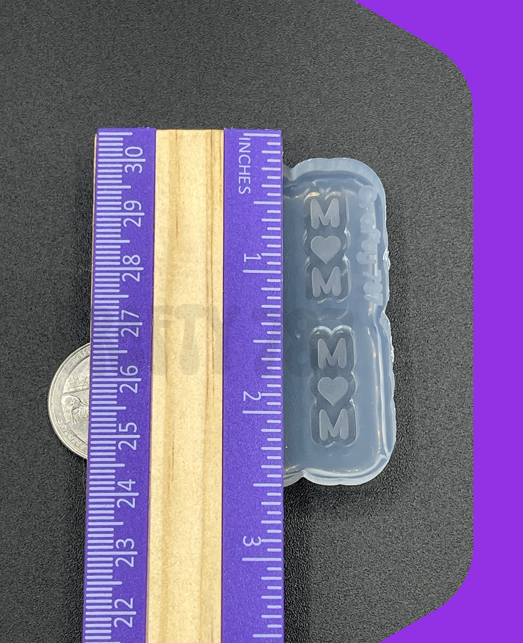 Mom Stud Earring Silicone Mold (A15)