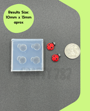 Load image into Gallery viewer, Matte Ladybug Silicone Mold (A14)
