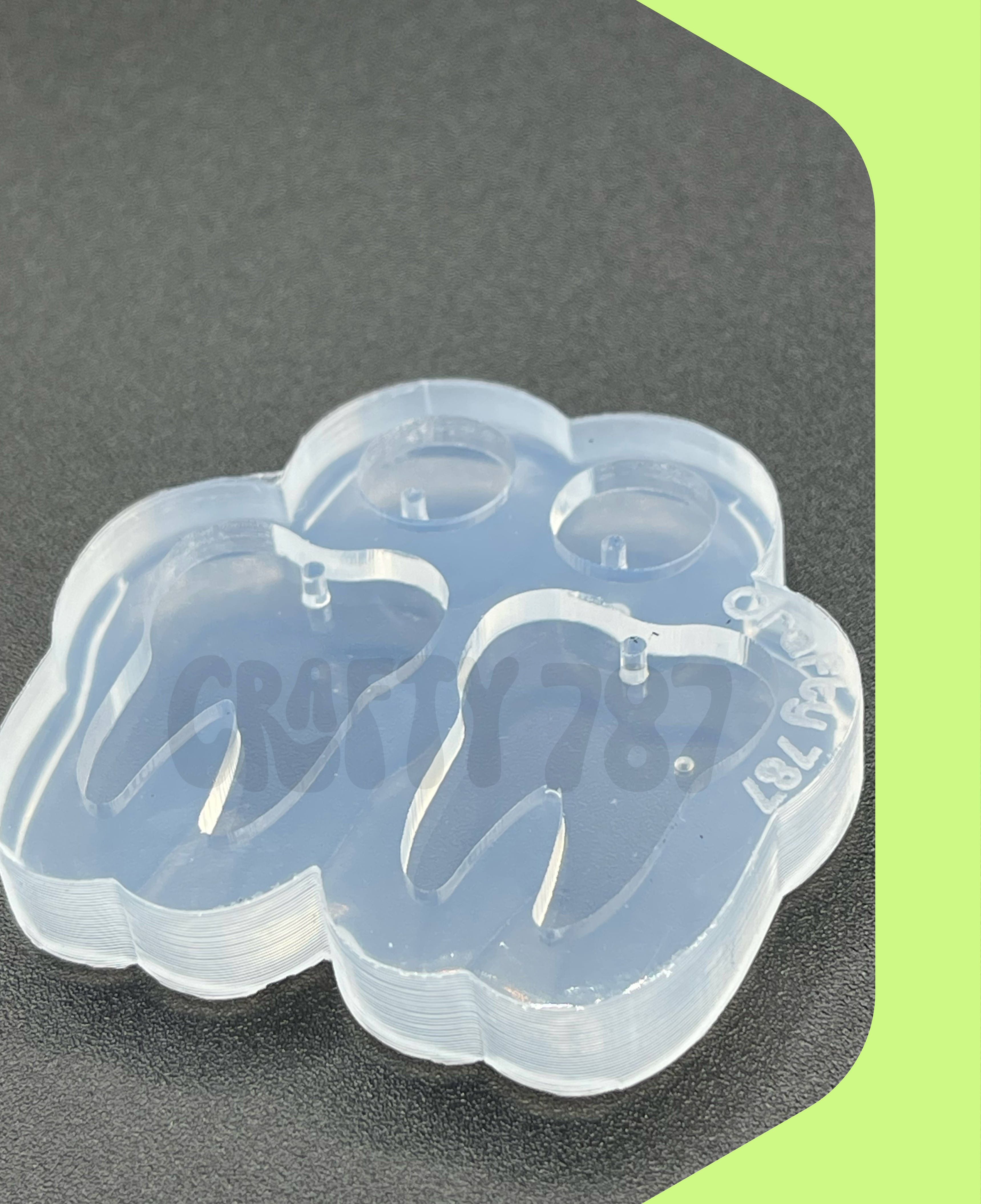 Tooth Dangle Earring Silicone Mol (b14)