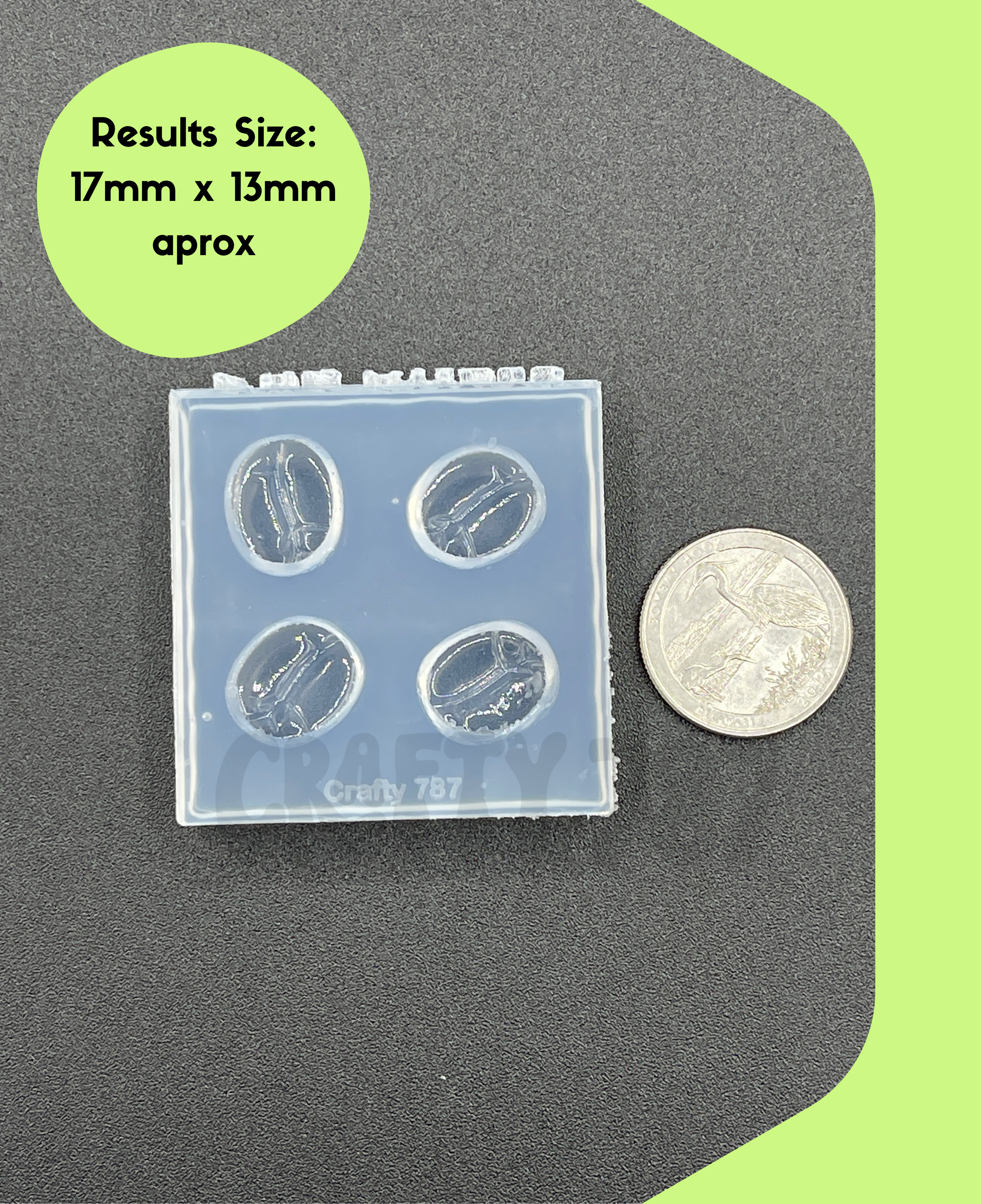 Coffee Bean Silicone Mold (A15)