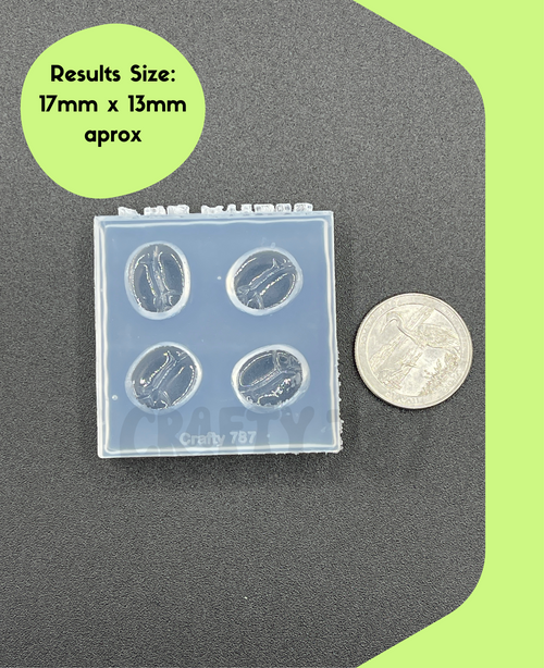 Coffee Bean Silicone Mold (A15)