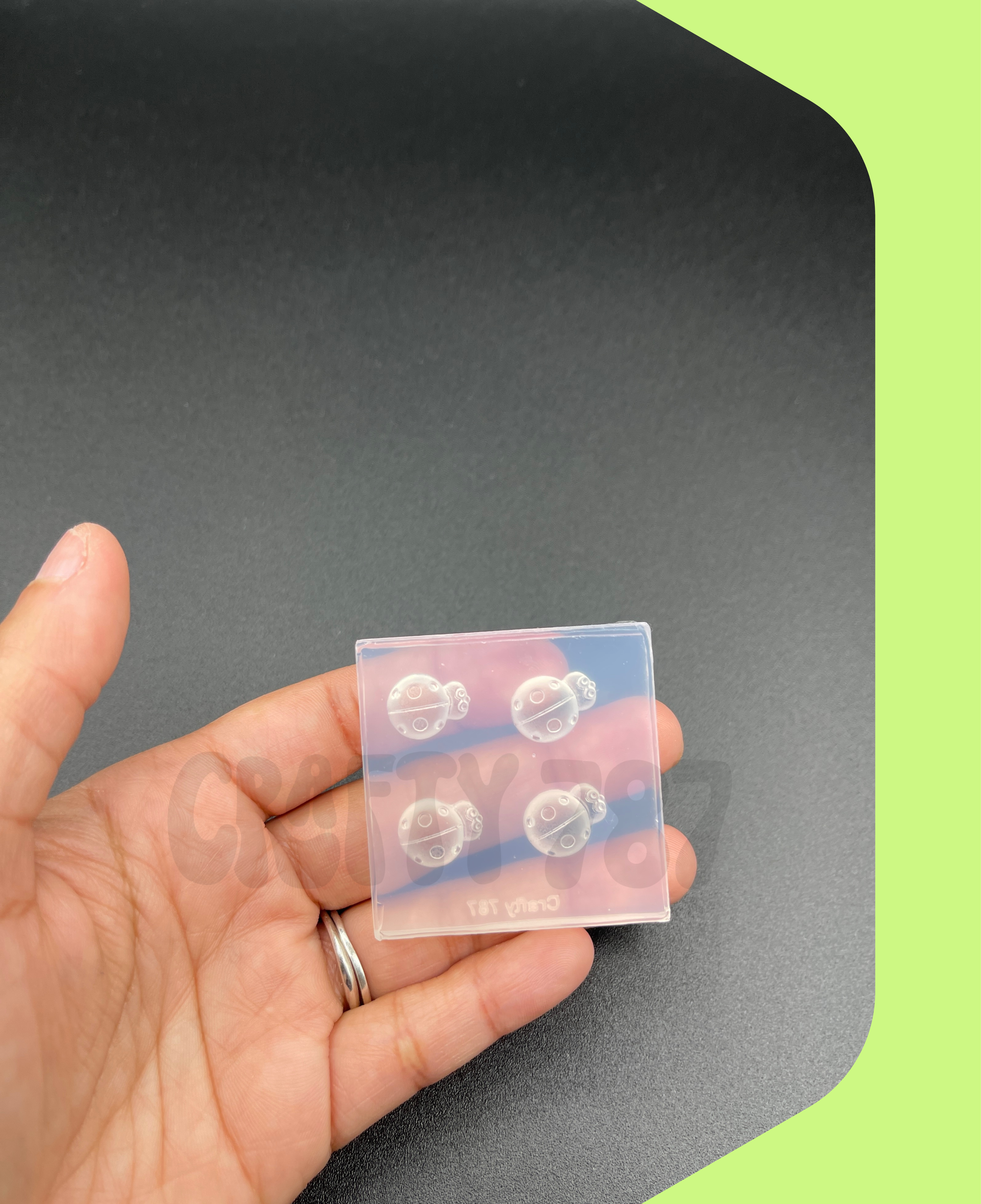 Matte Ladybug Silicone Mold (A14)