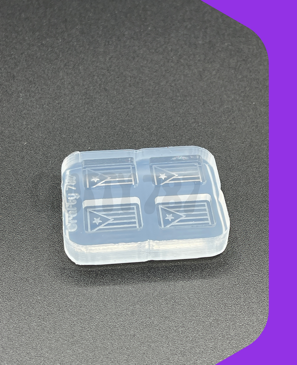 Puerto Rico Flag Silicone Mold (A1)