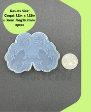 Load image into Gallery viewer, Coqui Dangle Earring Silicone Mold (C14)
