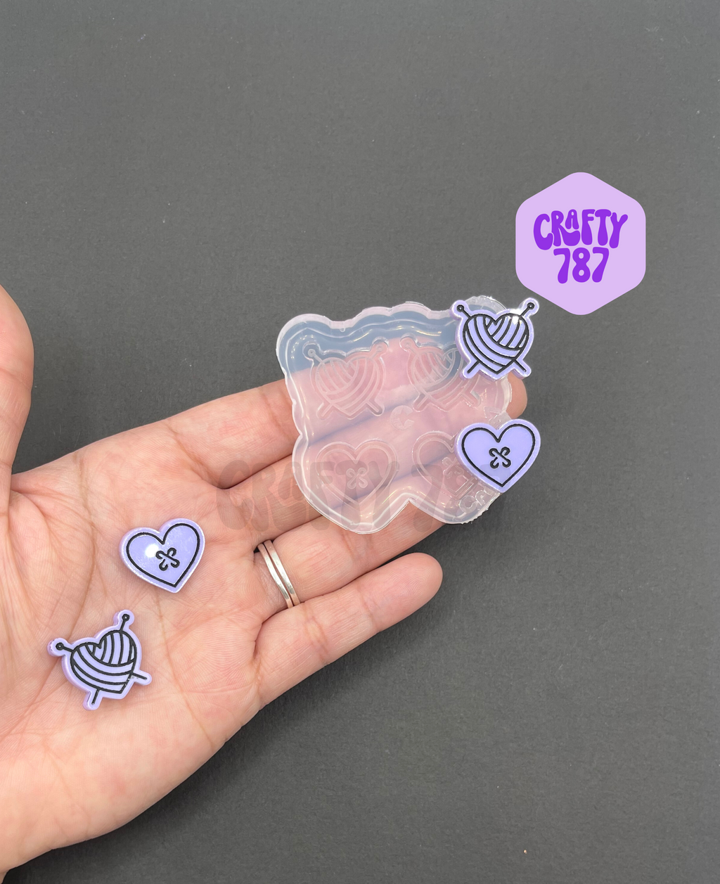 Knitting Crochet Earring/Bits Silicone Mold, Resin Mold & More(A13)