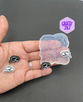 Cowboy Hat Earring/Bits Silicone Mold, Resin Mold & More, Western Style Mold (A13)