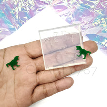 Load image into Gallery viewer, T-Rex Dinosaur Stud Earring Mold (A12)
