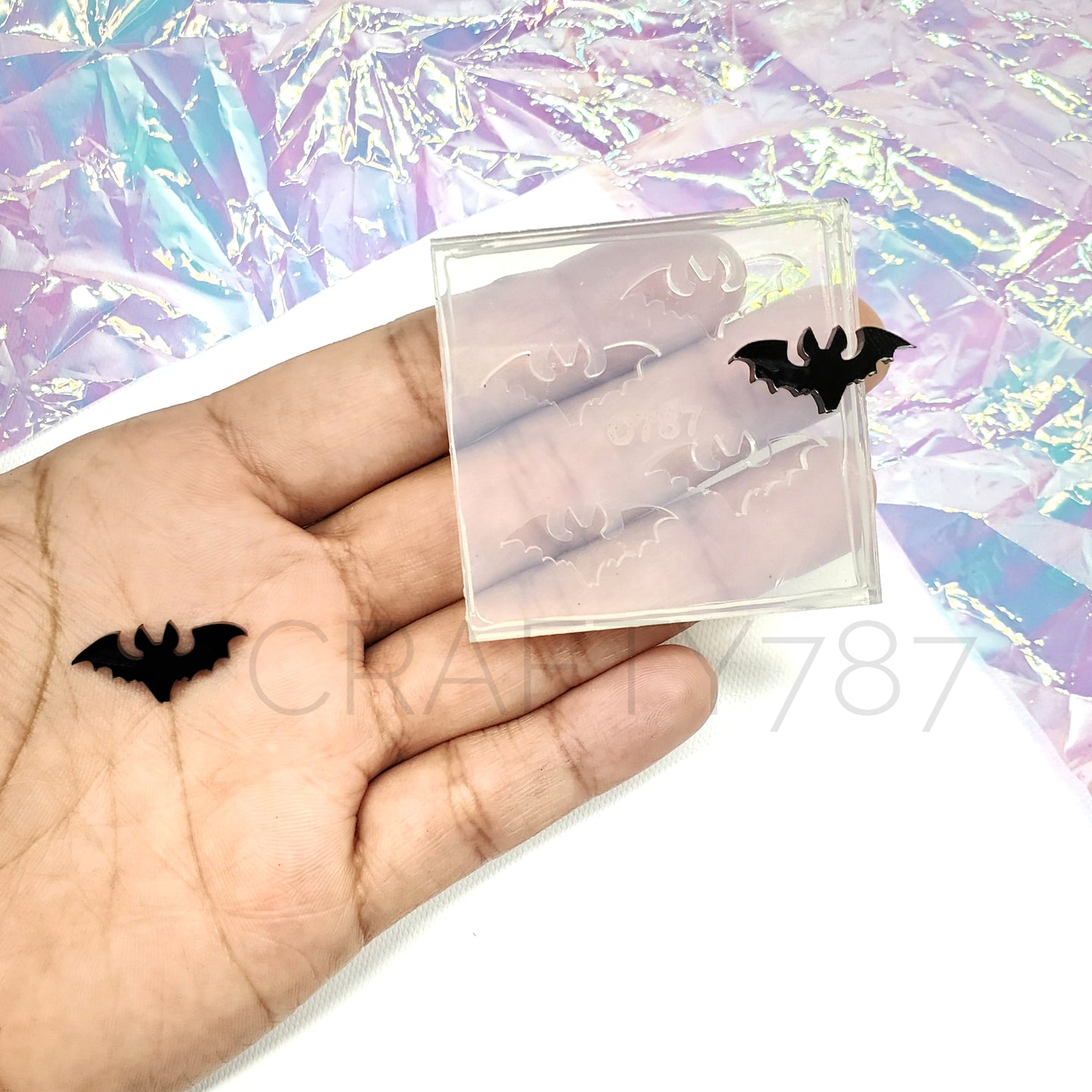 Spooky Bat Earring Mold(A11)