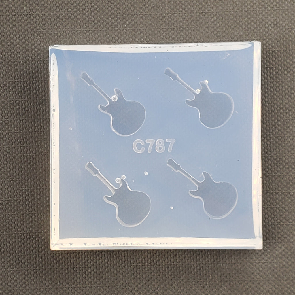 Guitar Stud Earring Mold(B12)