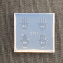 Load image into Gallery viewer, Hamsa Hand Earring Silicone Mold(A12)
