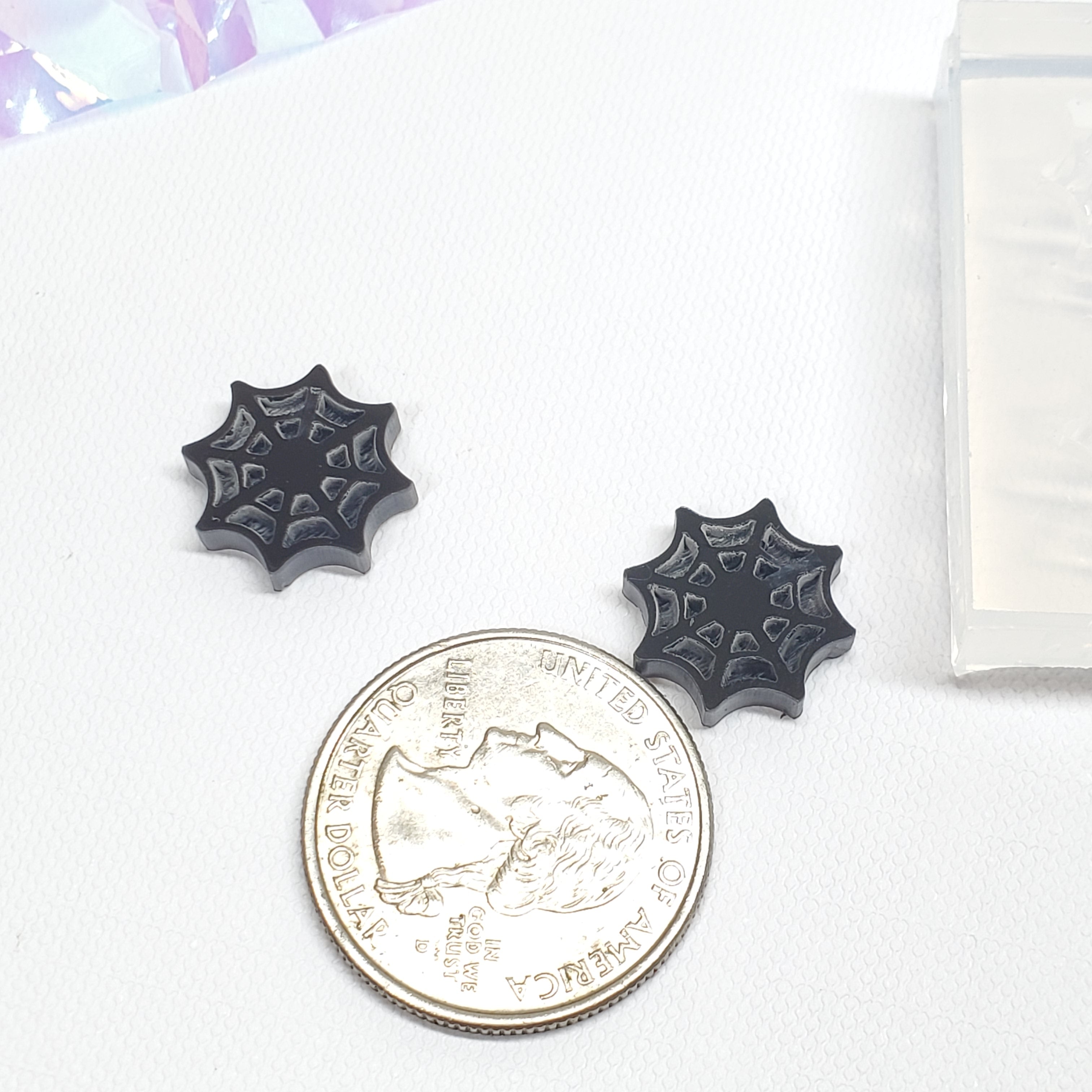 Spider Web Stud Earring Mold(A6)