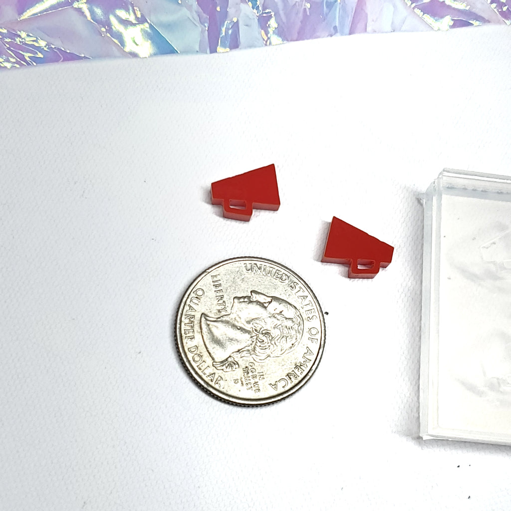 Cheer Megaphone Stud Earrings Mold(A7)