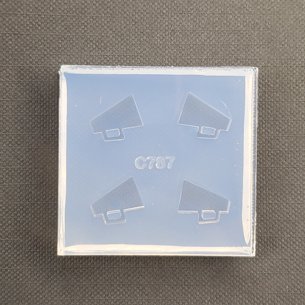 Cheer Megaphone Stud Earrings Mold(A7)