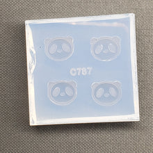 Load image into Gallery viewer, Panda Stud Earring Silicone Mold(B11)
