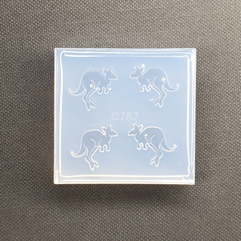 Kangaroo Stud Earring Mold(B6)
