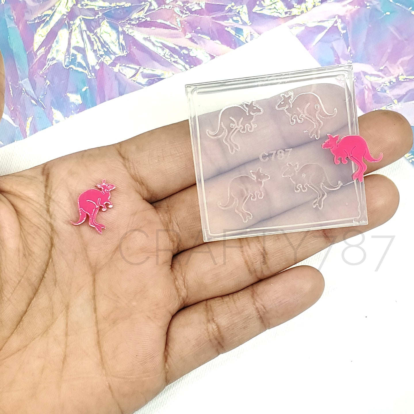 Kangaroo Stud Earring Mold(B6)