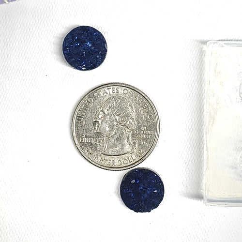 Circle Druzy 12mm Earring Silicone Mold #2 Style (B4)