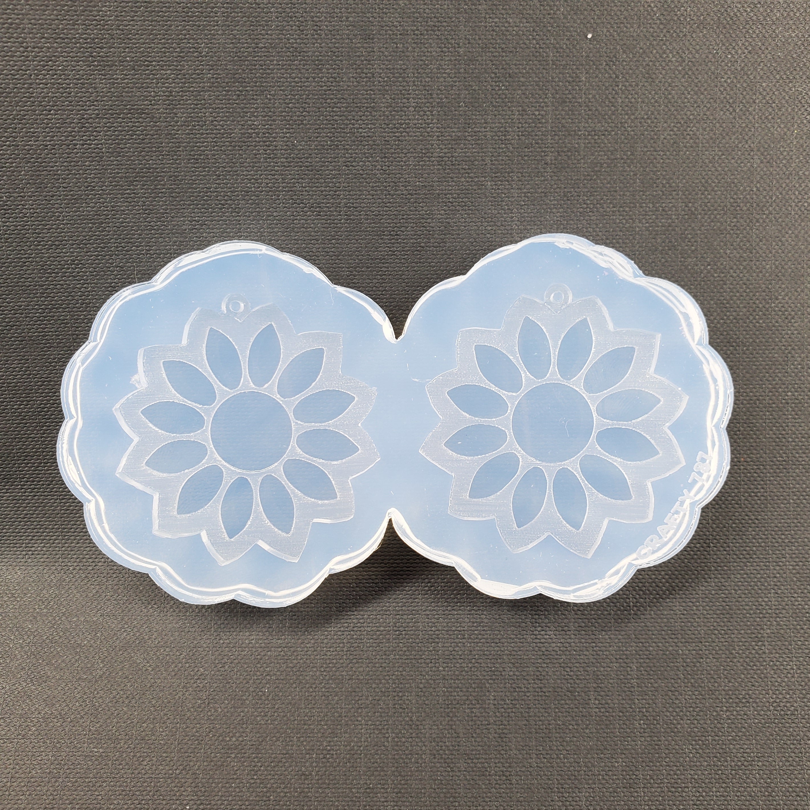 Sunflower Dangle Earring Silicone Mold (C2)