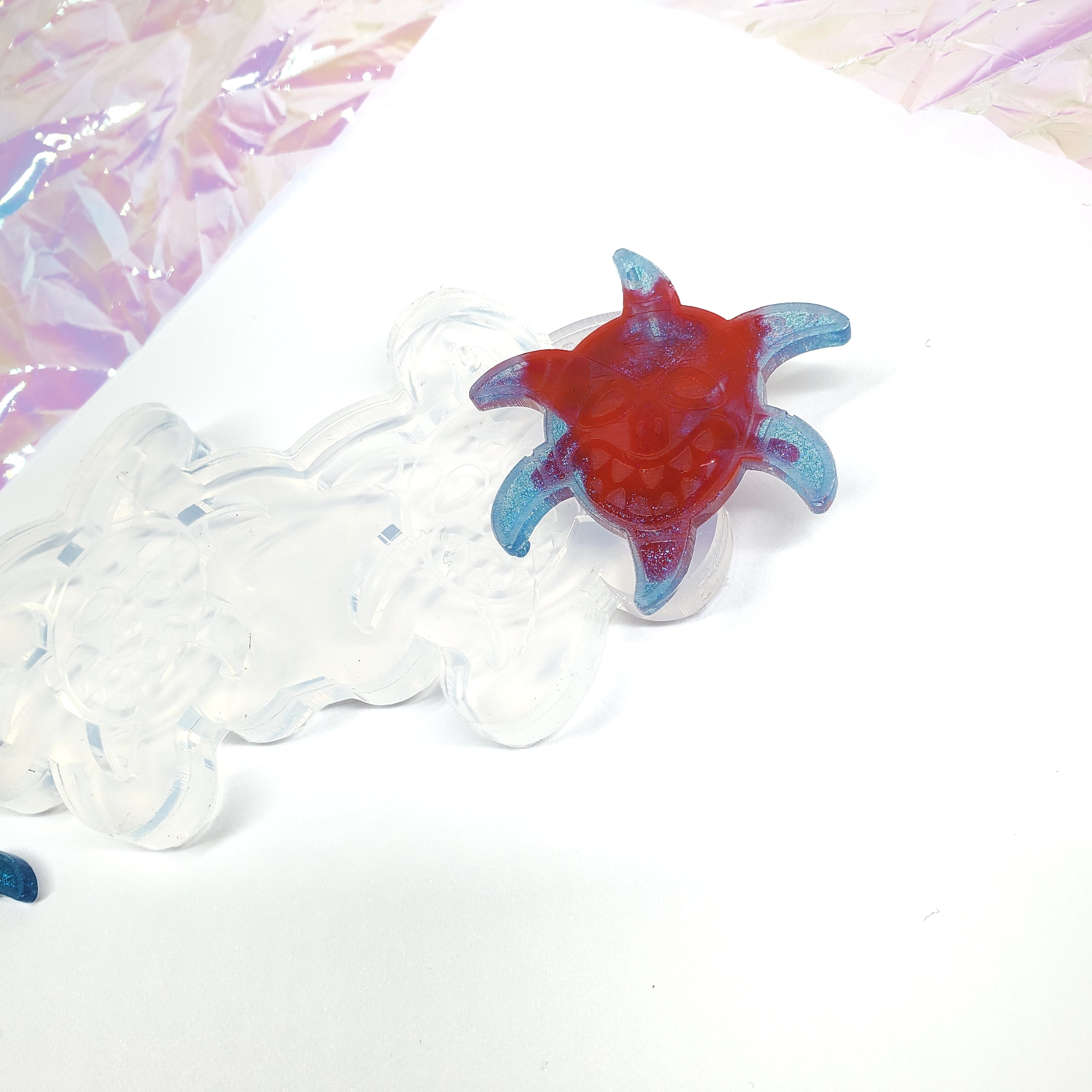 Vejigante Dangle Earring Silicone Mold(C1)