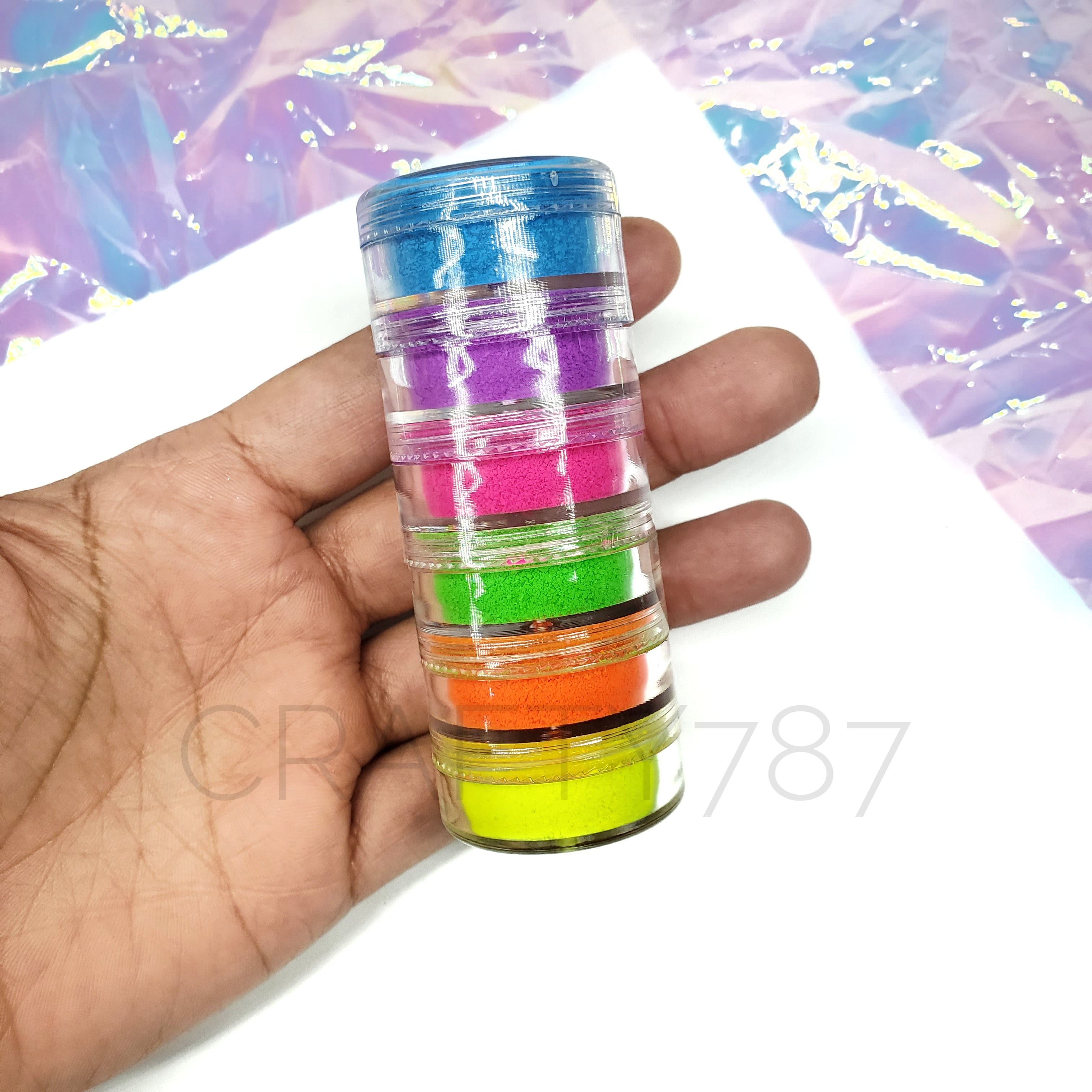 Neon Six Colors Bundle Powder Pigments/Mica