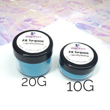 Load image into Gallery viewer, P.R. Turquoise Mica Powder
