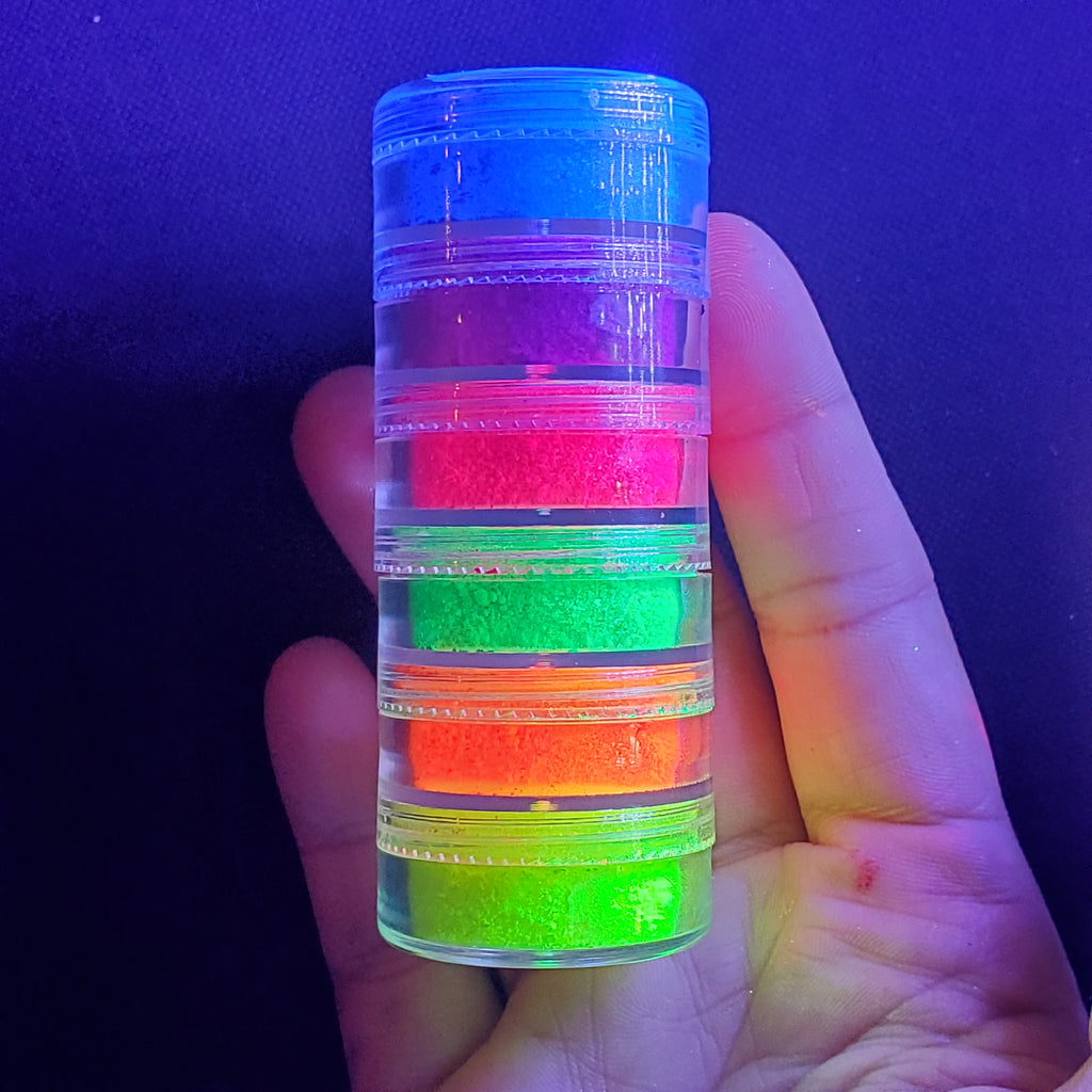 Neon Six Colors Bundle Powder Pigments/Mica