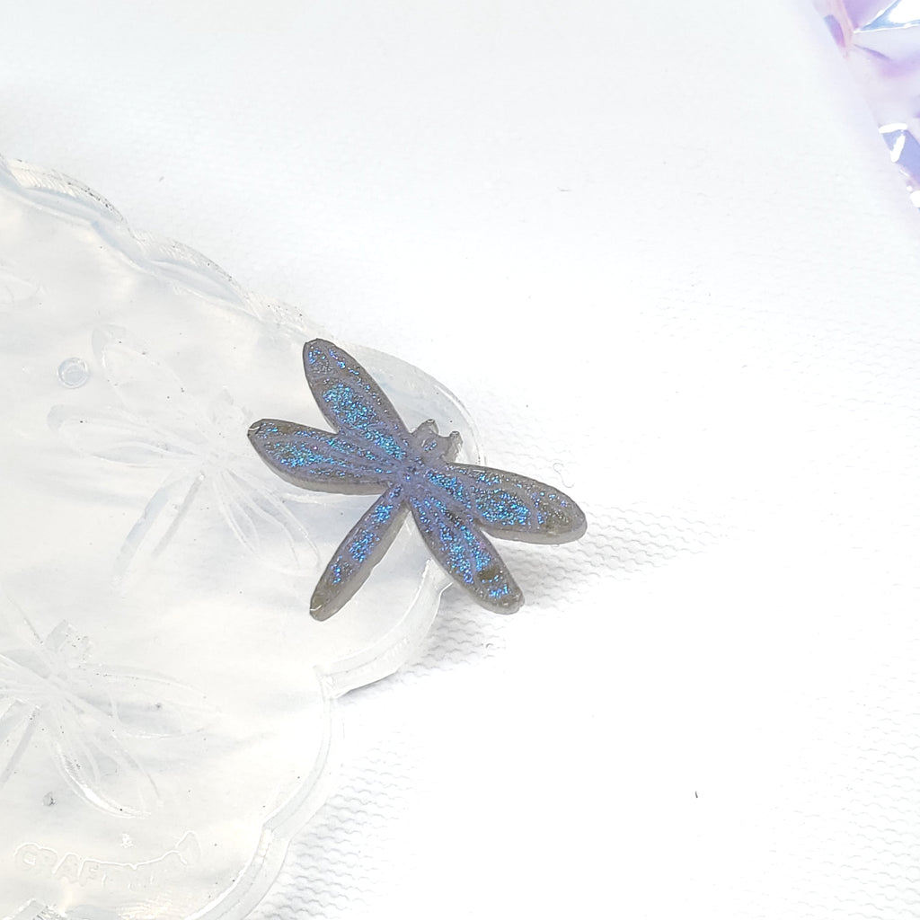 Dragonfly Libélula Stud Earring Silicone Mold (A4)