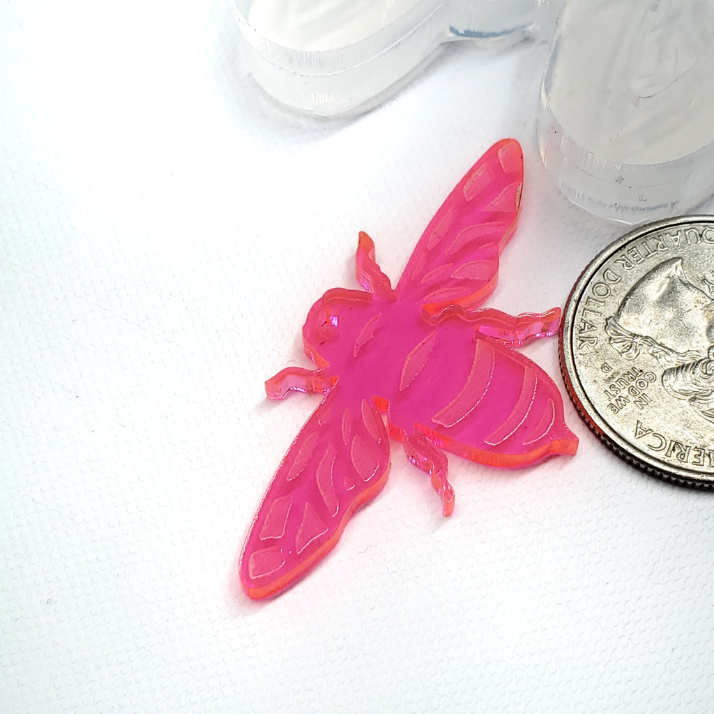 Bee Dangle Earring Silicone Resin Mold(D4)