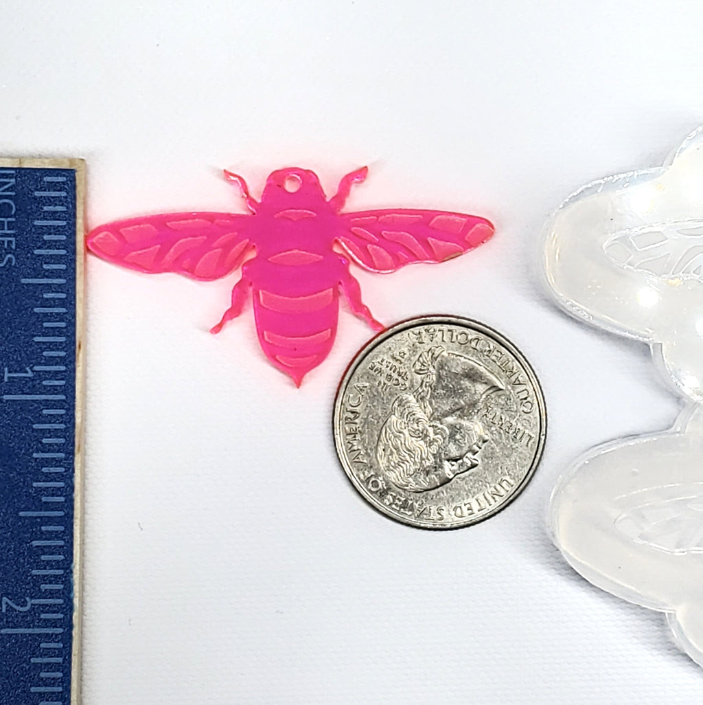 Bee Dangle Earring Silicone Resin Mold(D4)