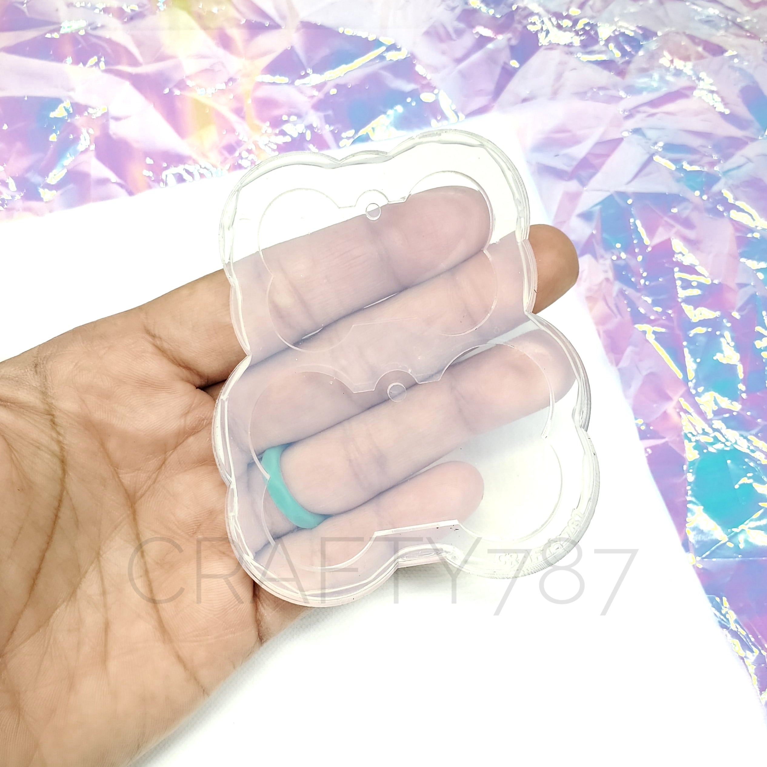 Dog Tags Bone Shape Silicone Mold 2 sizes(C2)