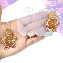 Load image into Gallery viewer, Cute Gingerbread Man Cookie Earring Mold(C3)
