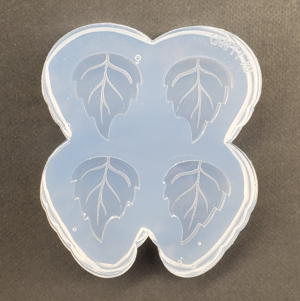 Fall Leaf Birch Stud Earring Silicone Mold(A9)