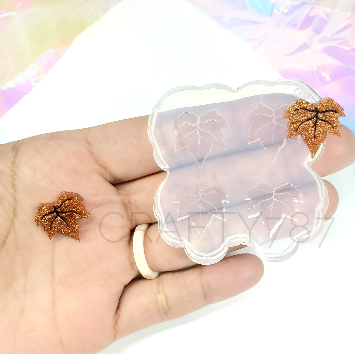 Fall Leaf Maple Stud Earring Mold(A9)