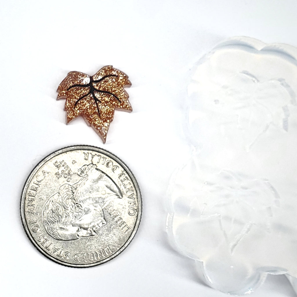 Fall Leaf Maple Stud Earring Mold(A9)